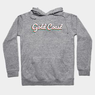 Gold Coast Australia Retro Script Hoodie